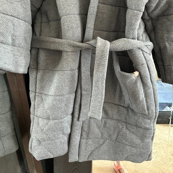 Lunya Restore Double Faced House Coat, Mercurial Grey - Picture 12 of 13